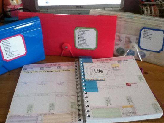 Planning set up personal planner